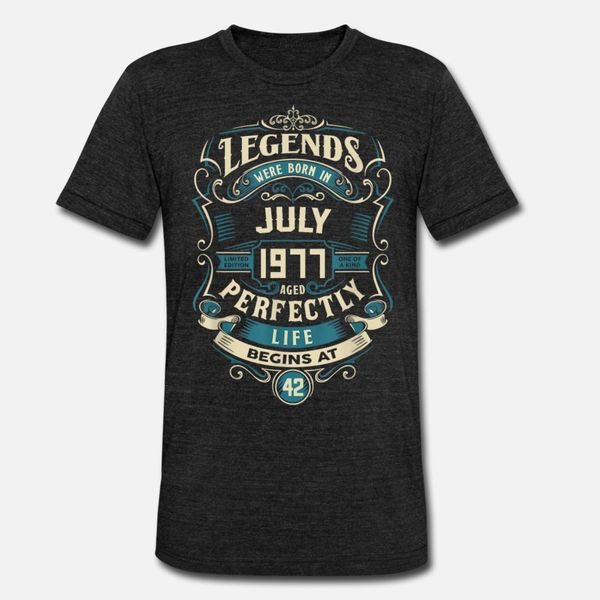 

retro vintage july 1977 birthday t shirt men printed cotton s-xxxl trend sunlight comical spring letters shirt, White;black