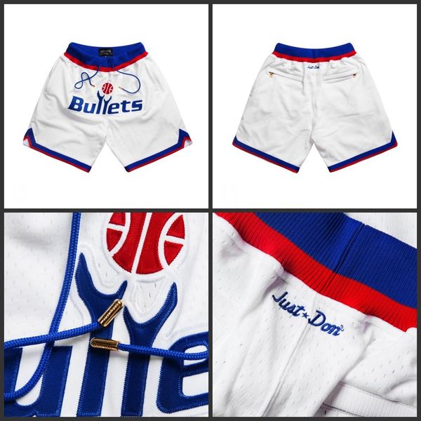 

washington wizards 1997-98 just don hardwood nba men basketball shorts, Black