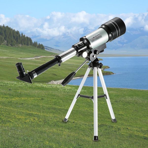 

cgjxsoutdoor hd telescope 150x refractive space astronomical monocular travel spotting scope with portable tripod adjustable lever t191022