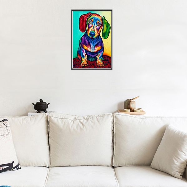 

cross stitch home decor 5d diy living room diamond painting dog pattern bedroom