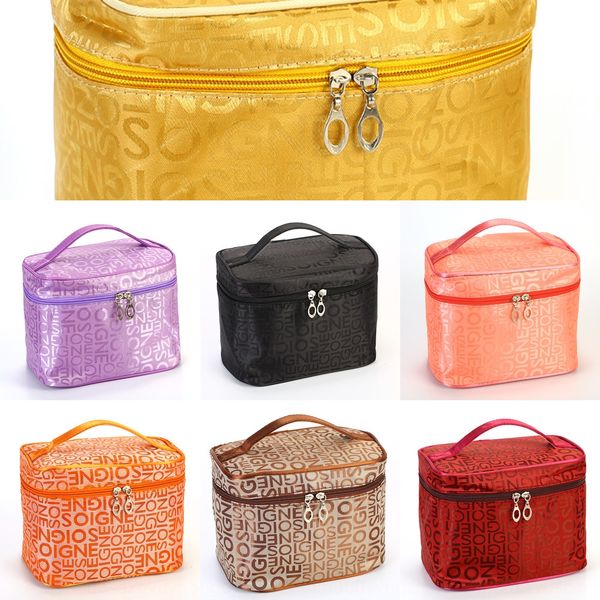 

new women's letter korean style fashion square travel cosmetic cosmetic bag portable storage wash bag wmrqa