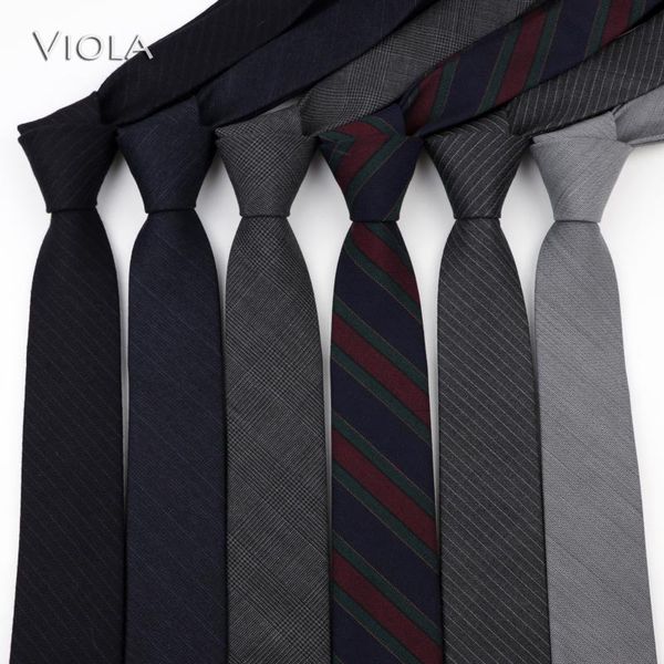 

striped solid wool necktie 5.5cm classic fashion skinny tie men tuxedo suit party dinner accessory business gift high quality, Black;gray