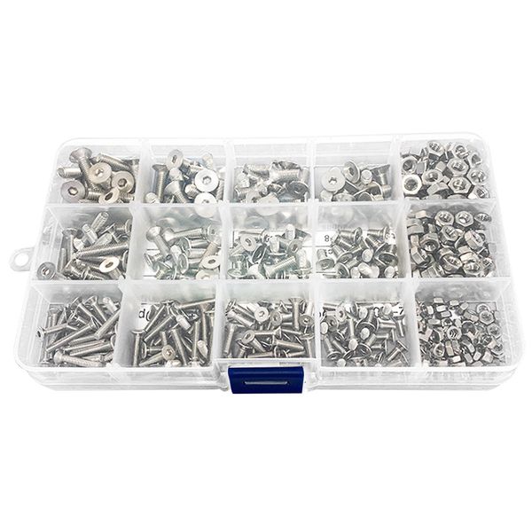 

440pcs ассортимент винты из нержавеющей стали главная крепеж болты гайки set