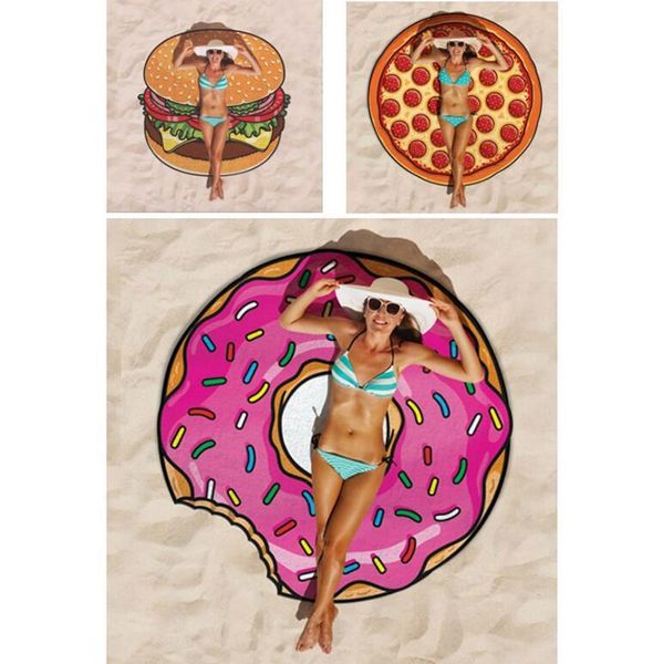 

wholesale-round beach towels quick drying outdoors sports swimming towel camping bath yoga mat blanke for beach ing