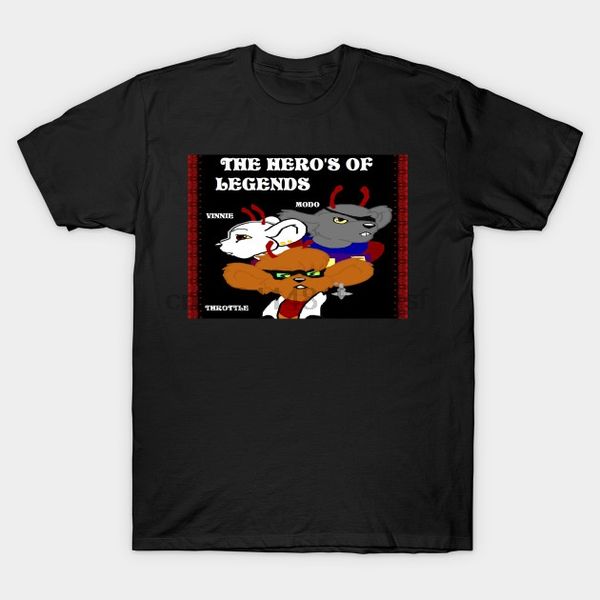 

printed men t shirt cotton tshirt o-neck short-sleeve new style the heroes of legend biker mice from mar women t-shirt