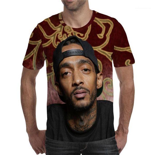 

mens tees rapper nipsey hussle mens tshirts breathable summer short sleeve mens up to 4xl loose, White;black
