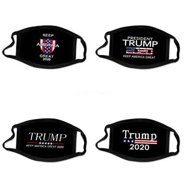 

trump mask trump american president election masks make america great again anti-dust letter printed cycling mask#774, Black