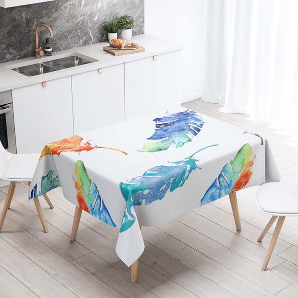 

table cloth tableclothes rectangular decorative 3d printing multicolored features pattern cover