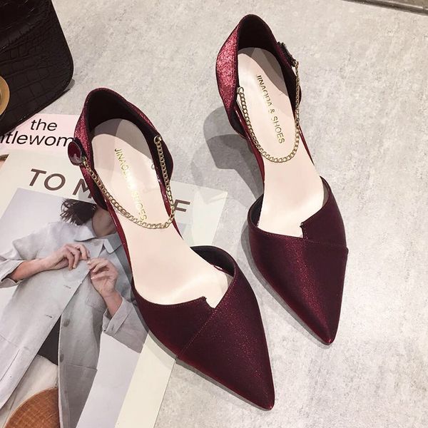 

sandals goodrsson spring and summer cool women's shoes casual fashion wine red soft comfortable, Black