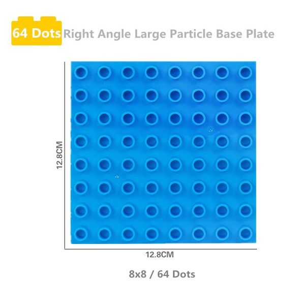 

большие для цветов детей diy базовых блоков базовых плат настольные duploe игрушка 8 кирпичей 88 строительства тарелки для dots частиц qylul