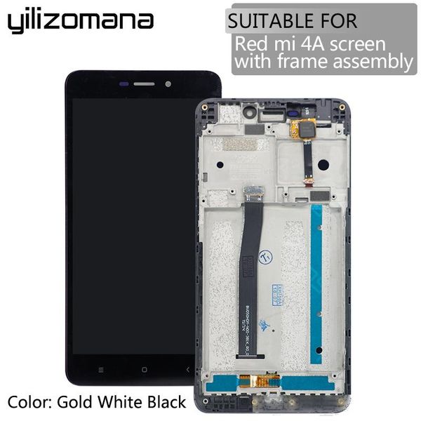 

yilizomana original replacement lcd display digitizer touch screen assembly with frame for xiaomi redmi 4a tools