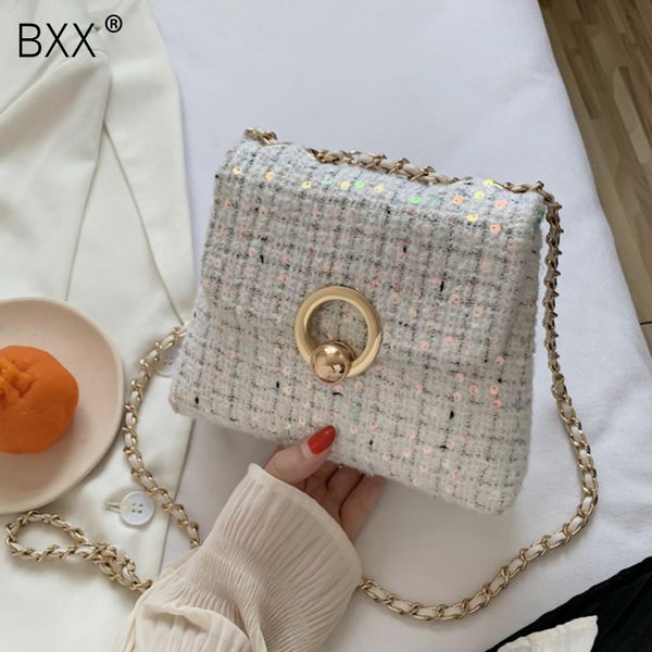 

bxx] маленькие сумки для женщин 2020 осень зима мода элегантный простые плеча сумки женщины путешествия цепи crossbody сумка ho105
