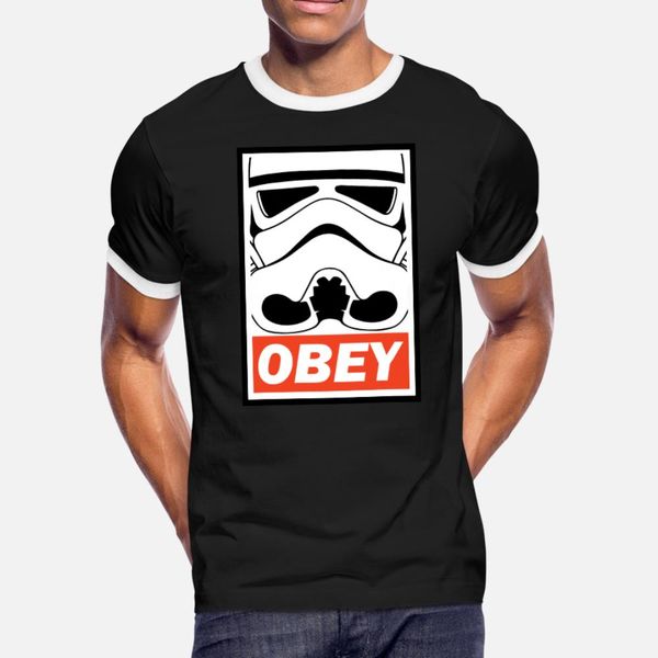 

obey stormtrooper t shirt men customize tee shirt euro size s-3xl loose comical summer style novelty shirt