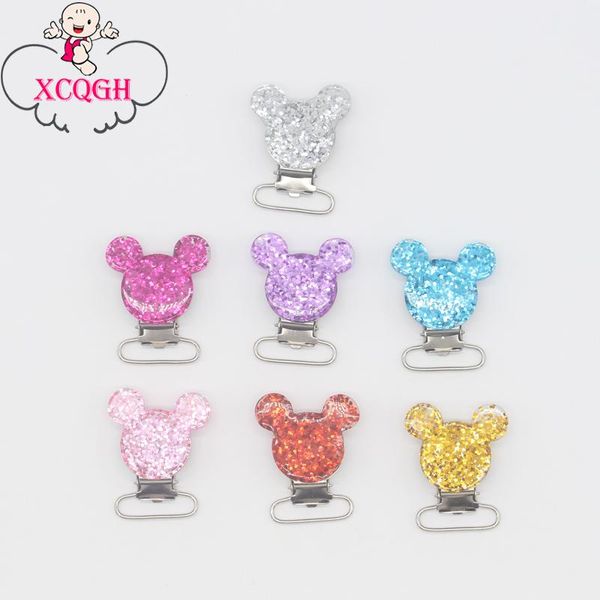 

cartoon for mouse diy 10pcs xcqgh dummy cute clip baby pacifier head feeding holder clips accessories toy emzbv