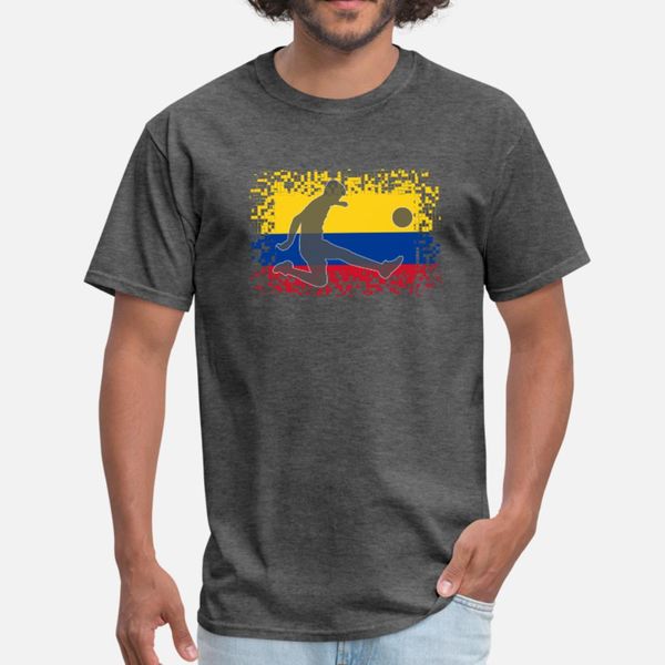 

colombia football soccer t shirt men customize short sleeve s-xxxl pictures gift funny casual spring outfit shirt