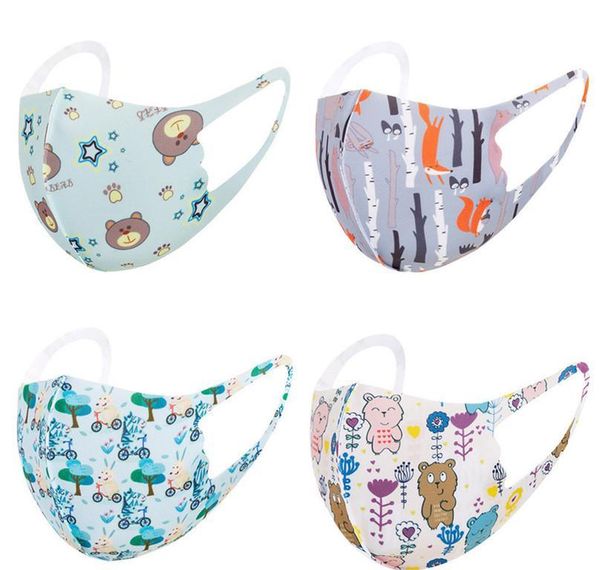 

wash face children's protective wholesale masks printed masks can mask face children's breathable cartoon checp designer kids stud