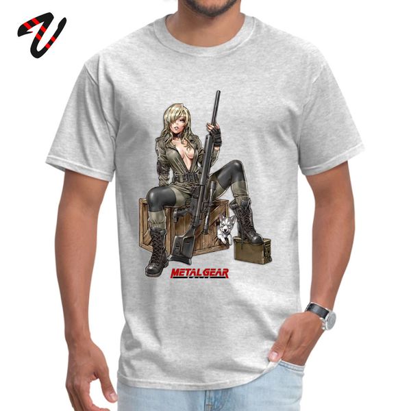 

metal gear sniper wolf casual father day tupac fabric o-neck men shirts tee shirt graphic short metal t-shirts