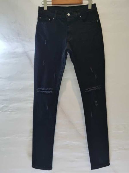 

mens designer classic vintage trousers streetwear cowboy famous brand zipper designer hip hop denim us size 28-36, Blue