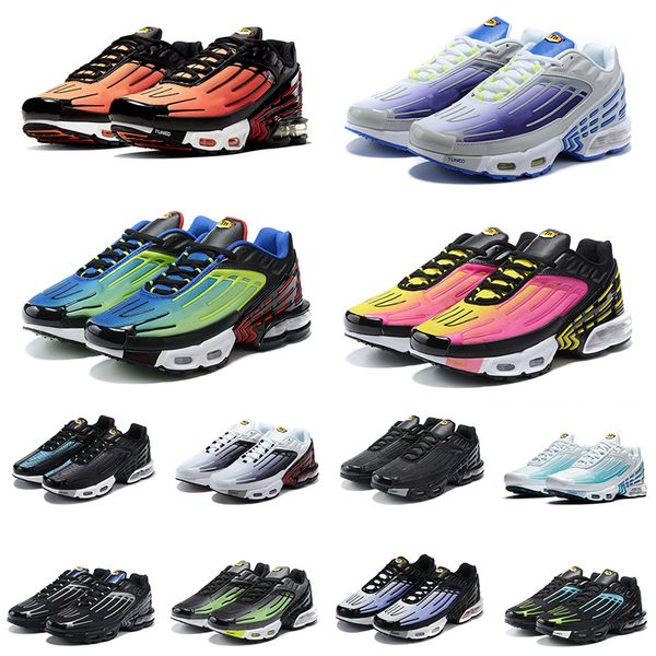

tn plus 3 mens running shoes spider red blue tiges black tn 3 tuned og ultra womens trainers sports sneakers size 36-45, White;red