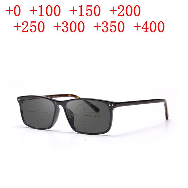 

2020 new progressive multifocal reading glasses women&men oversize frame sun pchromic presbyopic glasses +1.0to+4.0 nx, White;black