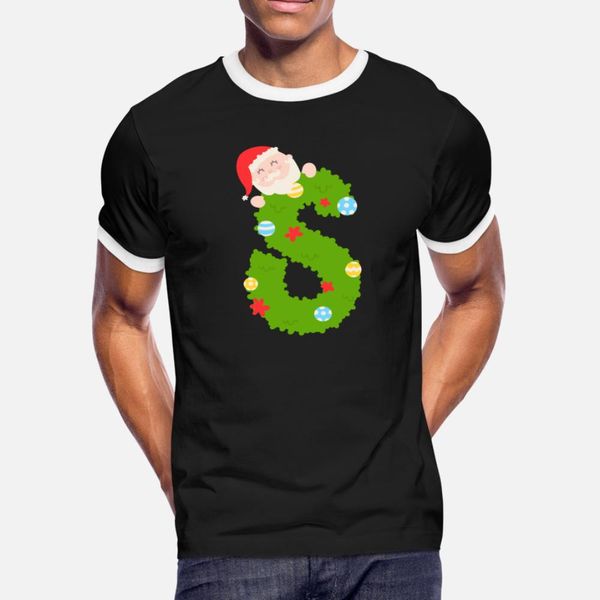 

santa on letra s t shirt men character 100% cotton s-3xl gents graphic building spring natural shirt