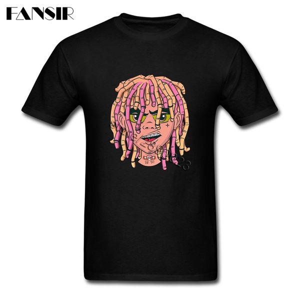 

summer men t shirt lil pump short sleeved pure cotton round neck t shirt for camisetas
