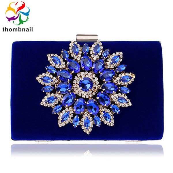 

fashion shape luxury blue diamond bag women dinner cocktail party evening purse ladies wedding