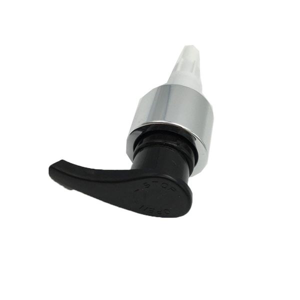 

24/410 lotion bottle pump head black white nozzle empty container gold silver foil neck pumping accessory dispenser ta