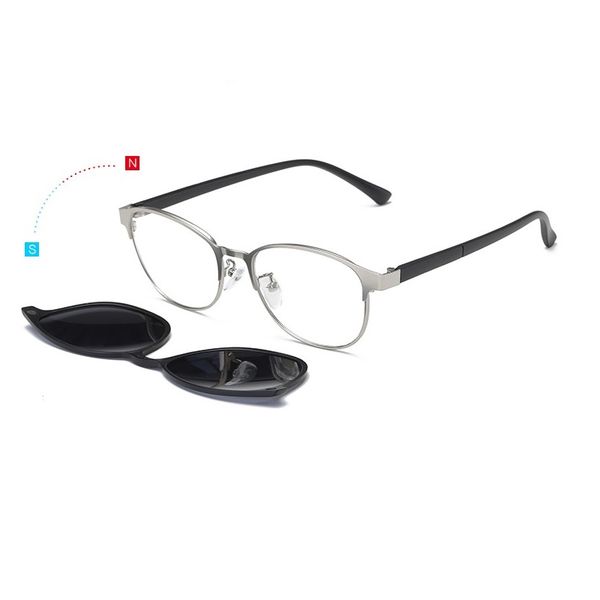 

width-135 tr magnetic optica sunglasses frames small face men women polarized prescription lenses set kids eyewear magnetic clip, Black