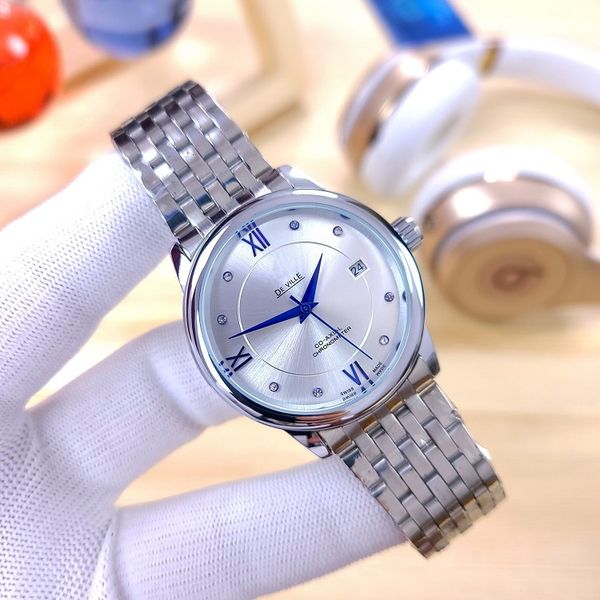 

2020 luxury mens accessories three series mechanical automatic steel omg designer watches watch brand stainless needle fashion strap wa lwrc, Slivery;brown