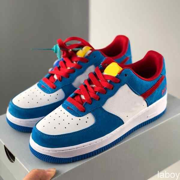 

with box 2020 womens mens jingle cat running shoes white blue skate low cut trainers outdoor sports sneakers baskets des chaussures zapatos