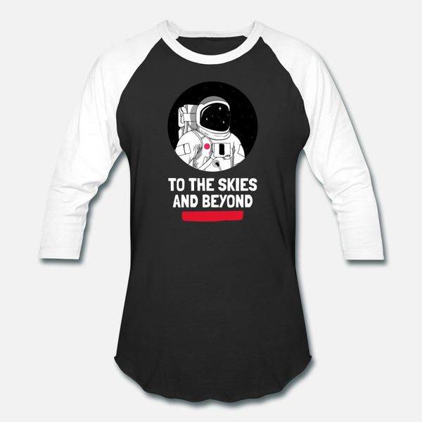 

to the skies and beyond space astronaut design t shirt men designs cotton round collar vintage gift casual spring autumn letters shirt