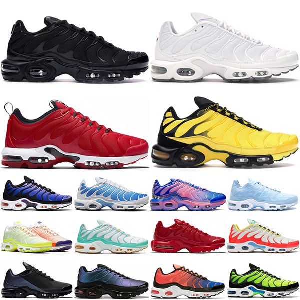 

2020 мужские т.н. плюс se кроссовок тройной черный белый синий hyper voltage фиолетовый крик зеленый мужчины женщины тренеры бегун спортивны