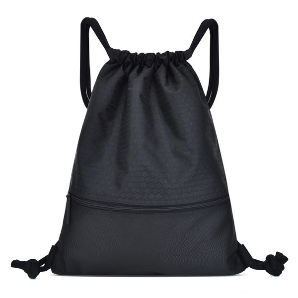 

new style listed large size drawstring bag basketball drawstring bag outdoor sports nylon men's and women's handbags riding