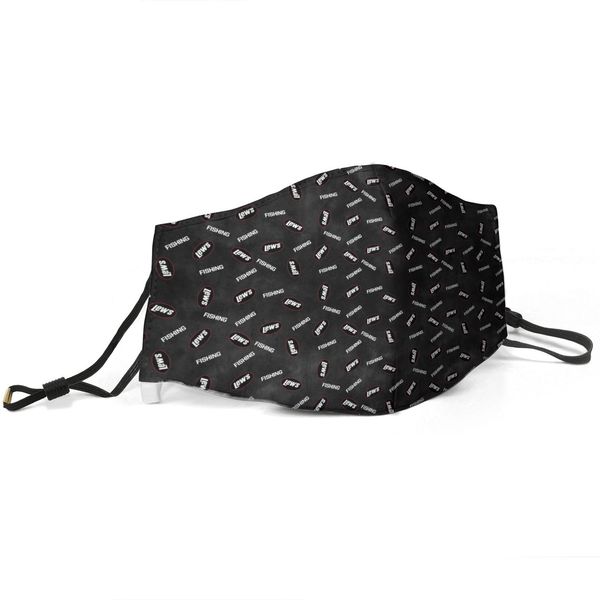 

женщины мужчины маска респиратор муфельной лью рыболовный tie крашение черный напечатанных с регулируемой ear hookbud light b, Silver