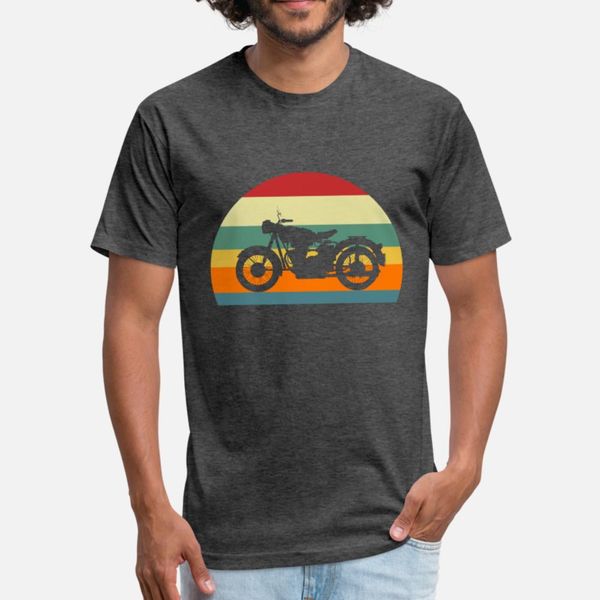 

vintage motorbike retro 70s distressed t shirt men printing cotton o-neck homme cute new fashion summer style pattern shirt
