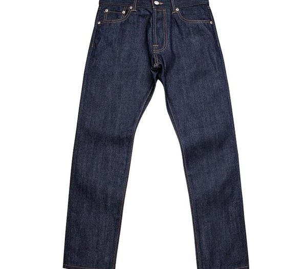 

xx-0007 read description indigo selvage unwashed 13oz denim pants unsanforised natural dye denim jean, Blue