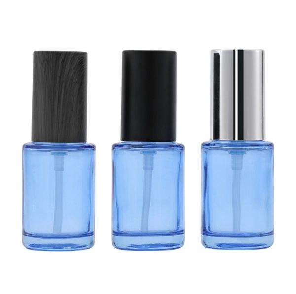 

100pcs 30ml blue glass emulsion bottle essence packing, pressing bottle cosmetic package