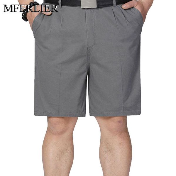 

summer shorts men 5xl 6xl waist 120cm plus size cotton large size men shorts 4 colors, White;black