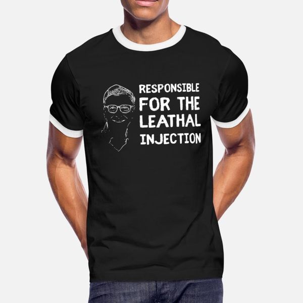 

leathal injection т рубашки мужчины designs тройник рубашки o-образным вырезом homme anti-wrinkle юмор лето оригинальная рубашка