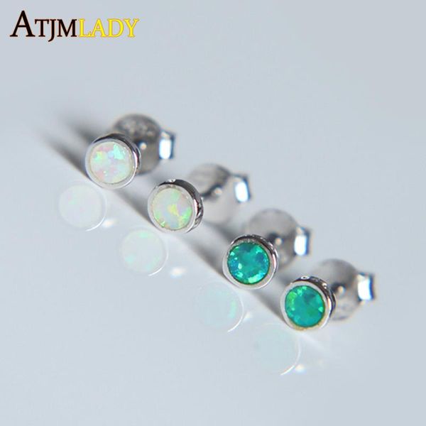 

earings limited brinco brincos 2017 summer fire round 925 sterling stud earrings for women fashion white/gree silve, Golden;silver