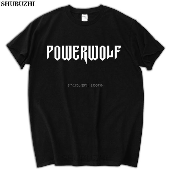 

male funny present powerwolf power wolf s-2xl cotton short sleeves black tee shirt t-shirt casual short sleeve shirt tee sbz5642