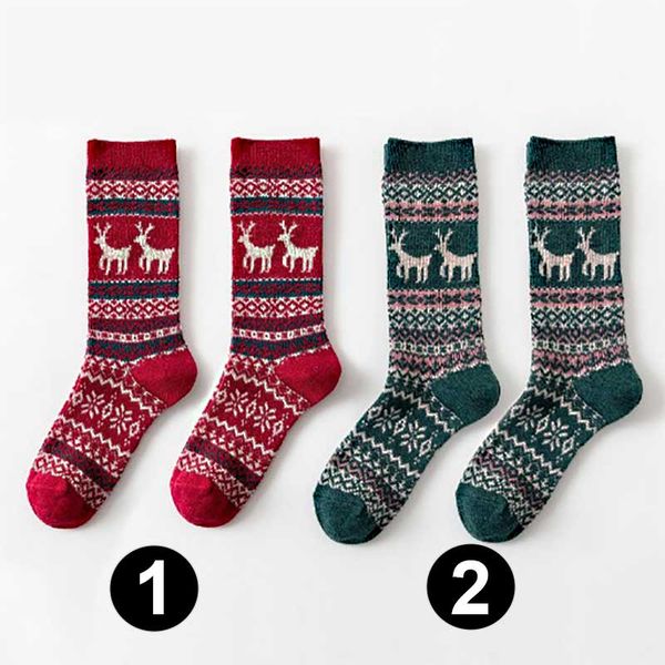 

20pairs knit warm casual wool crew winter women cozy fuzzy socks, Black;white