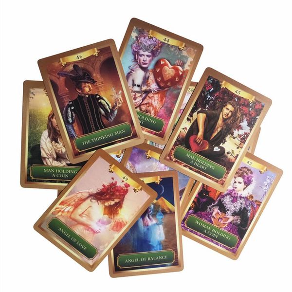 

table deck cards for 53pcs fate divination entertainment playing guidance game energy oracle tarot party board card games card lusnq