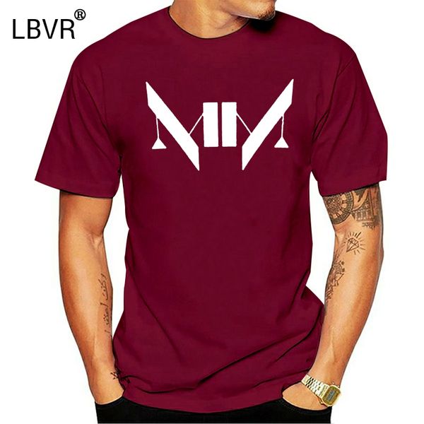 

marilyn manson-мм logo-черная футболка top quality tee shirt