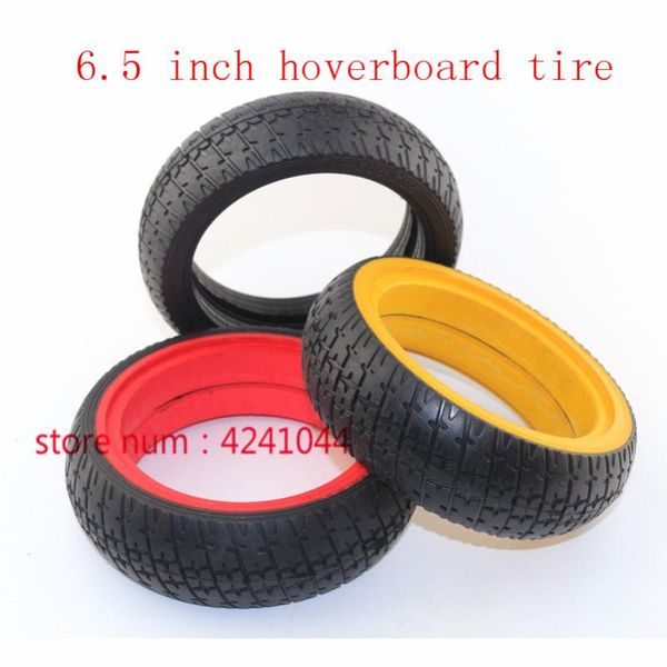 

multiple color selectable 6.5 inch hoverboard tire for 6.5" hoverboard self balancing electric scooter 6.5 inch solid tyre