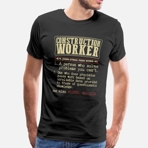 

строитель badass словарь термин t шир t shirt мужчины создать короткий рукав вокруг шеи trend graphic юмор весна прохладный рубашка