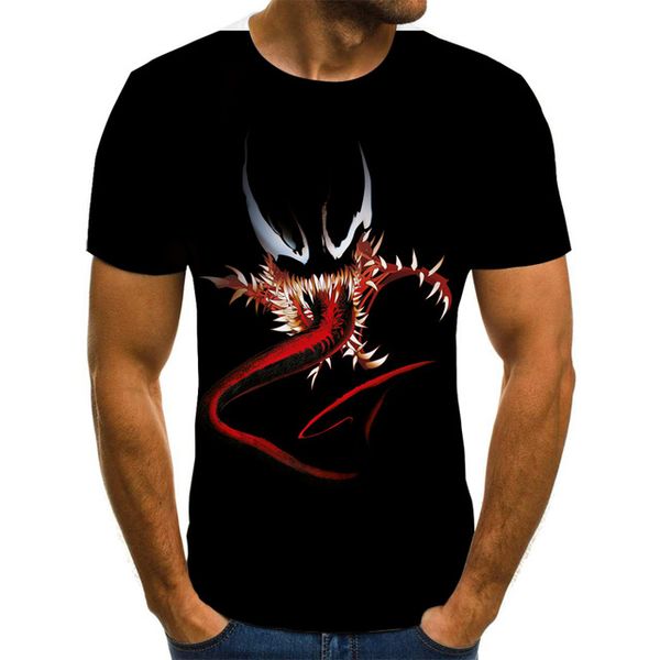 

new male 3d venom 3d print shirts plus size oversized humor men clothing