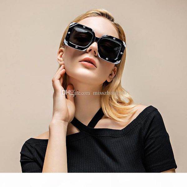 

2019 woman crystals oversized square black womens sunglasses new luxury sparkly frame sun glasses oversize square women sunglasses 100% uv, White;black