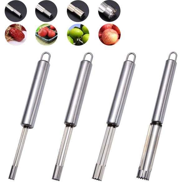 

4pcs remover pear fruit seeder with teeth professional corer set stainless steel